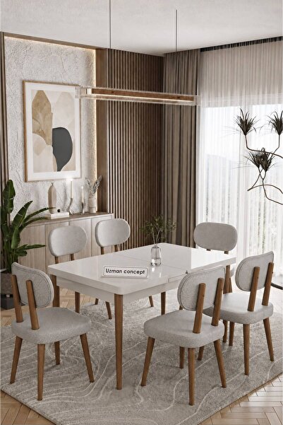 UZMHOME Viva Yemek Odası Takımı Mutfak Masa Takımı Salon Takımı
