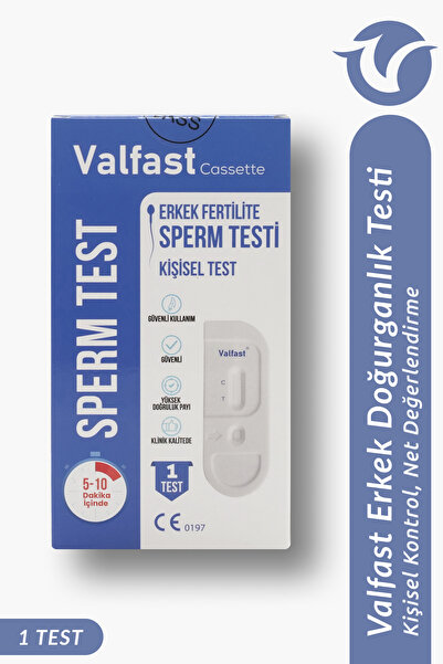 Valfast Erkek Fertilite Kiti - Evde Hızlı Hücre Yoğunluğu Kontrol ve Ön Taram...