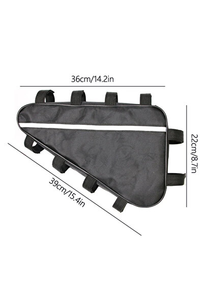 Choice 39x36x22cm Bicycle Triangle Battery Pack Waterproof 210D Oxford Cloth ...