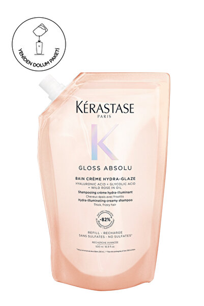 Kerastase شامبو جلوس أبسولو لزيادة اللمعان للشعر المعرض للتجعد 500 مل 500 مل