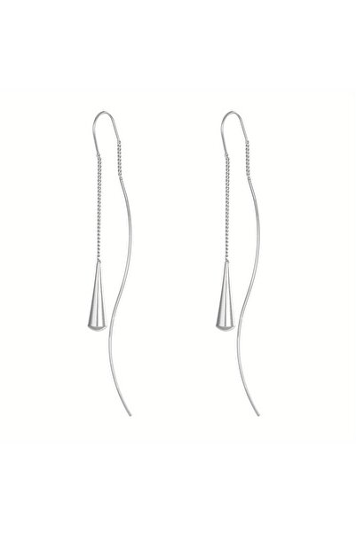Choice Steel color Luxurious S-Curve Design Women Long Tassel Drop Earrings P...