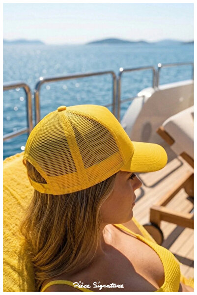 PIECE SIGNATURE 6-Piece Baseball Cap with Mesh for Women and Men (Unisex) (5 ...