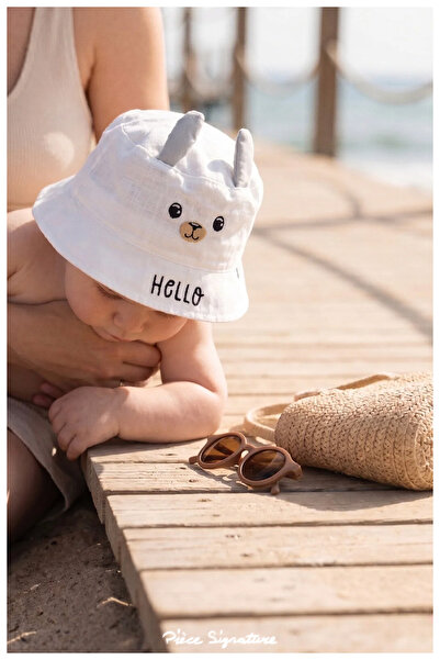 PIECE SIGNATURE Baby Skin-Friendly, Anti-Sweat, 100% Cotton Baby Beach and Su...