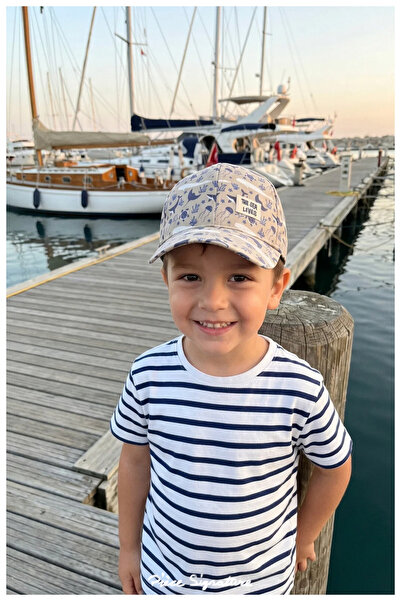 PIECE SIGNATURE Patterned Hat for Children (Ages 5-8) (Size 50-53 cm)