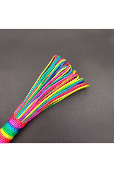 Choice 10m 2mm Dark color 5/10/31meters 2mm/3mm/4mm Diameter Rainbow Pope 7 S...
