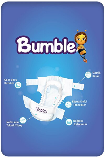 Bumble 6 Numara XLarge Bebek Bezi Eko Paket 48 Adet | 15 Kg
