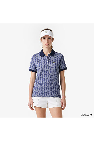 Lacoste Kadın Mavi Polo