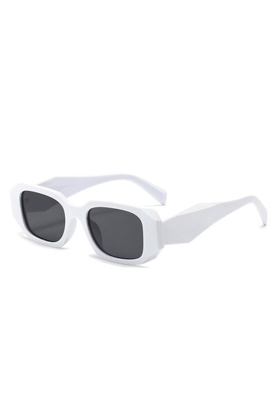 Choice white Fashion Square Sunglasses Woman Brand Designer Personality Irreg...
