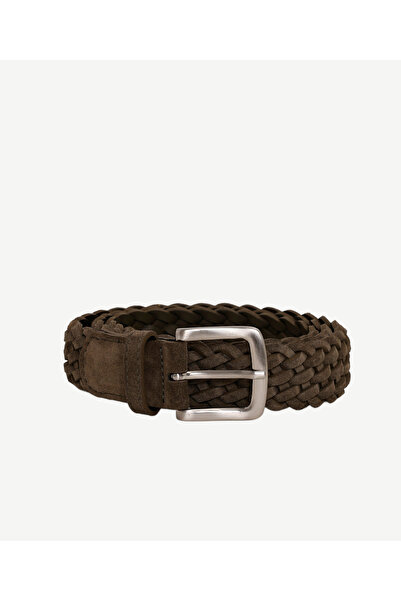 Yargıcı Suede Leather Knitted Belt