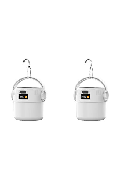 Choice1 2Pcs Solar Camping Lantern USB Rechargeable Outdoor Portable Waterpro...