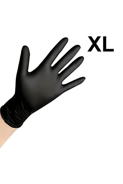 Choice 30PCS XL 30/60/100PCS Disposable Black Nitrile Gloves Black Nitrile Gl...
