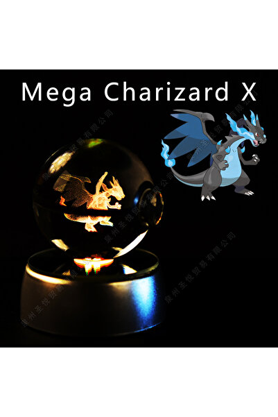 Choice1 14 Mega Charizard X Pokemon Crystal Ball 3D Pikachu Gengar Mewtwo Nig...