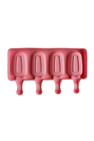 Choice1 011pink 4 Cells Oval Silica Gel Mold Silicone Ice Cream Mold Popsicle...