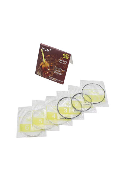 Choice13 1 set C101 6 Pcs Strings Classical Guitar Strings Black Clear Nylon ...