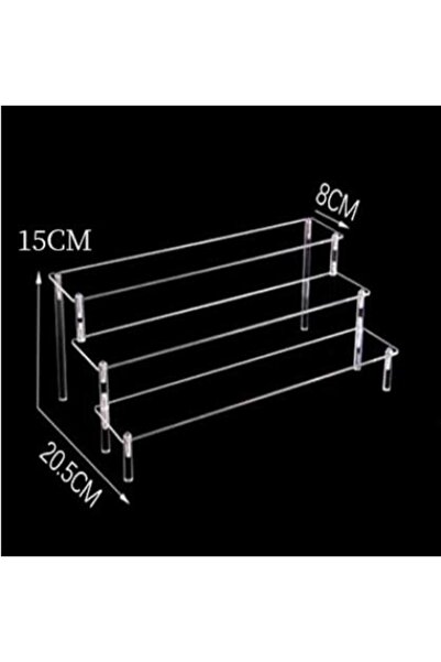 Choice حامل عرض أكريليك متين مكون من 3 طبقات و1-4 طبقات مقاس 40x8x15 سم لحامل...