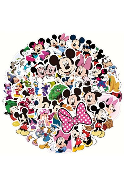 Choice 50pcs 50pcs/set Disney Cute Cartoon Mickey Mouse Graffiti Stickers, Vi...