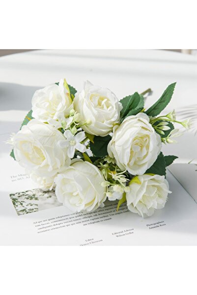 Choice8 1pc (WHITE) Artificial Flower Home Room Decoration Accessories Weddin...