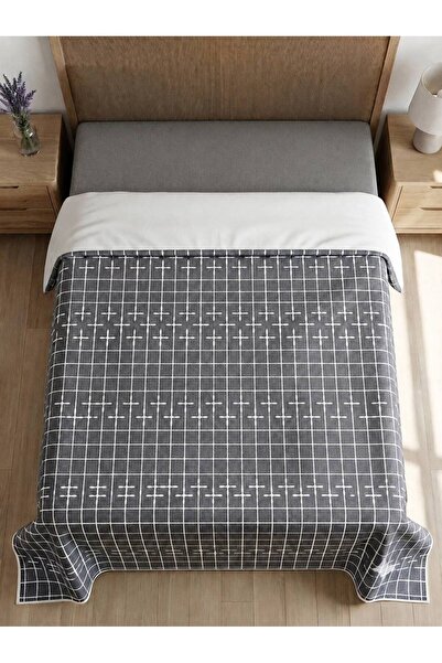 ŞENER HOME Striped Pattern Printed 200X240 Cm. Double (Battal) Single Pike