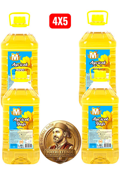 Migros SIVI AYÇİÇEK YAĞI (4 X5 LİTRE) (HAYRİEFENDİ) ONAYLI MAĞAZA RESMİ SATICI