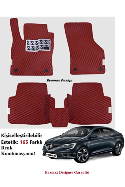 Evamax Design Renault Megane ( 4 ) Sedan 2016 ve Sonrası Özel Tasarım Premium...