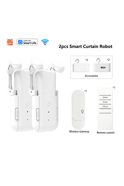 Choice ABS Double WiFi 3 in 1 Smart Curtain Motor Electric Curtain Robot Auto...