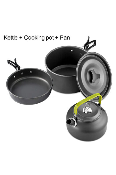 Choice1 J Camping Cooking set Camping Cookware Travel Tableware Outdoor Picni...