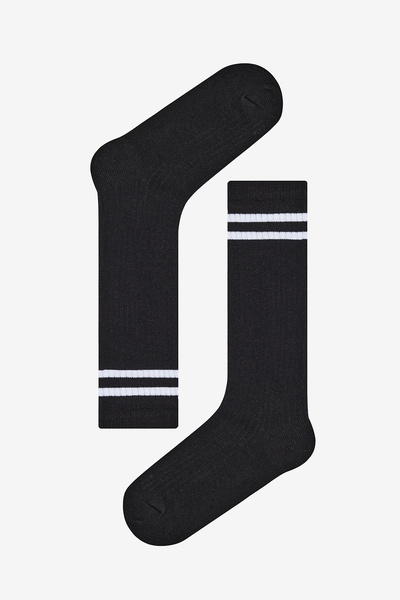 Penti Girl's Sporty Black Trouser Socks