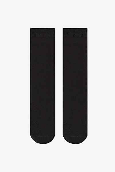 Penti Girl's Heelless Black 2-Piece Trouser Socks