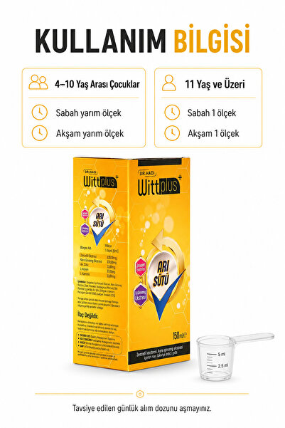 DR HADI Wittplus Arı Sütü 150ml