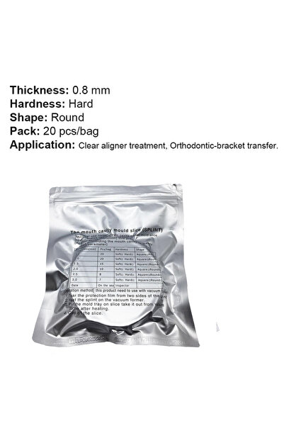 Choice12 OS-R08-H JNSUR 0.5-3.0mm Dental Orthodontic Piece Splint Retainer Va...