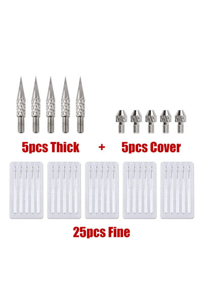 Choice1 Total 35 Needles Laser Plasma Pen Needles Kit for Dark Spot Freckle M...