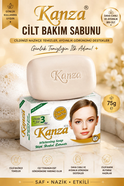 Kanza Cilt Beyazlatıcı Sabun