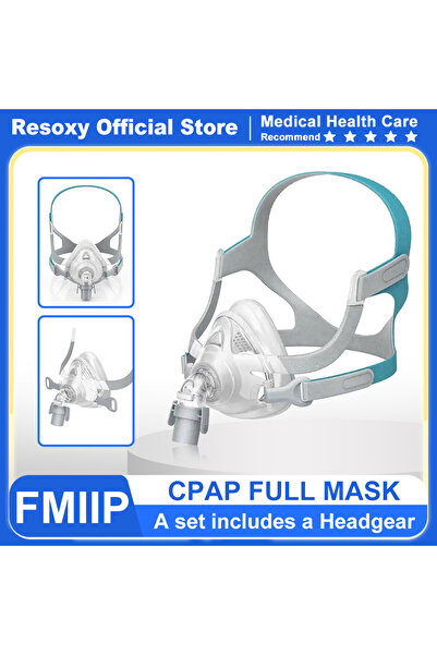 Choice 1PCS M SIZE Resoxy FMIIP Full Face CPAP Mask with Silicon Gel Cushions...