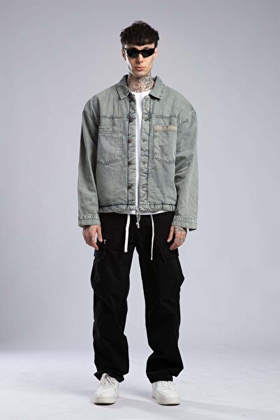 Catch Yünlü Denim Ceket