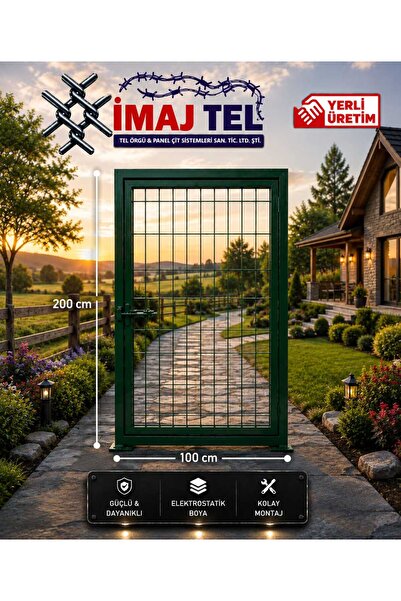 Genel Markalar İMAJ TEL ÖRGÜ & PANEL ÇİT SİSTEMLERİ Panel Çit Kapı Yeşil / Pa...