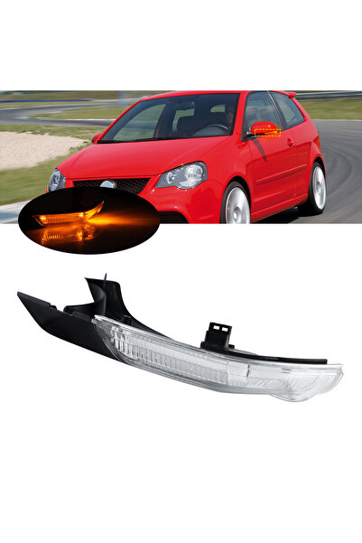 Choice YELLOW For VW Polo MK4 9N3 2005-2009 LED Wing Door Mirror Indicator Si...