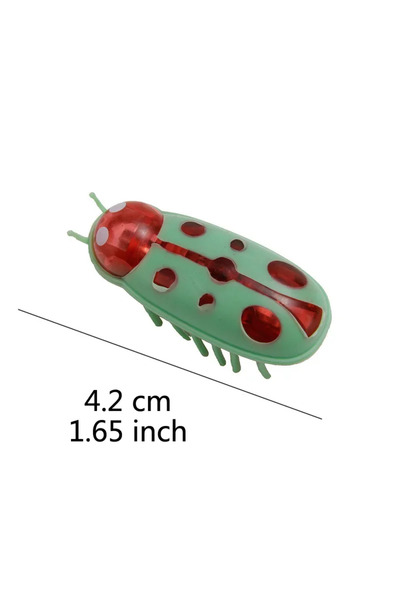 Choice8 CWJ35 green red Funny Electric Bugs Catnip Toy Automatic Tunnel Mini ...