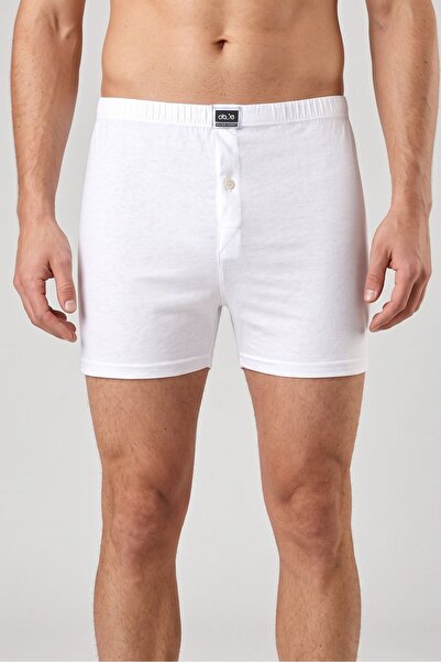 OBJE White Cotton Men's Boxer Shorts