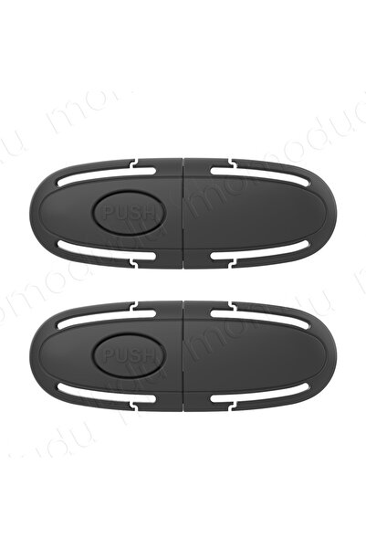 choice2 BLACK 2PC Universal Seat Chest Harness Clip - Anti EscapeBaby & Kids ...