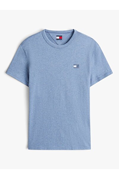 Tommy Hilfiger Ανδρικό μπλουζάκι μπλε χρώματος TJM REG BADGE TEE EXT - DM0DM2...