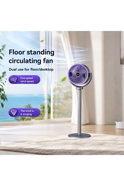Choice JKJ-108-zise 3-in-1 Modern Air Circulator Fan 5 Speeds 4 Heights Quiet...