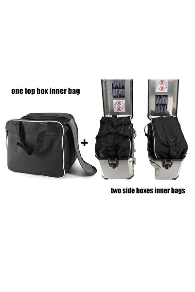 Choice Three inner bags Motorcycle Luggage Bags for BMW R1200GS Adv Black Inn...