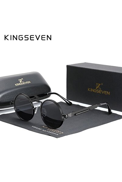 Choice5 نظارات شمسية KINGSEVEN عالية الجودة بتصميم قوطي ستيمبانك، مستقطبة للر...