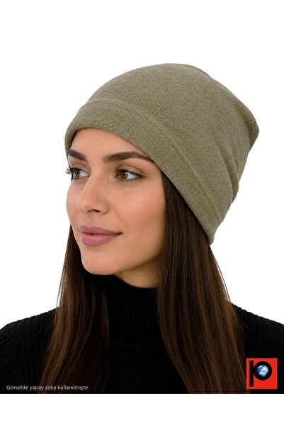 PAKER GİYİM Beretă unisex din lână termică Desert Color