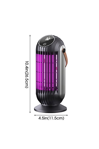 Choice black Mosquito Killer Lamp 4000mAh USB Rechargeable 4-speed Adjustable...