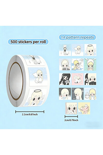 Choice 1PC sticker Japanese Ins Style Anime Atmosphere Sense Wild Autumn Fema...