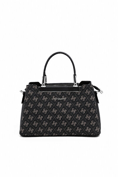 Silver Polo Smoked - Black Monogram Women's Handbag Sp913