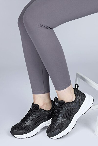 Jump 28712 Black - White Women's Sneaker Casual Sneakers