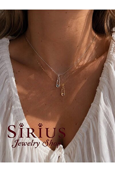sirius jewelry 316L Çelik Çengel İğne Kolye