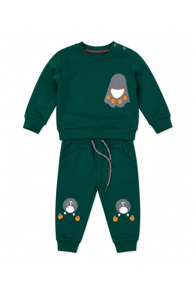 LOOFI Cotton Two-Piece Baby Set-Multi-Colored (6 Months-3 Years)/Green